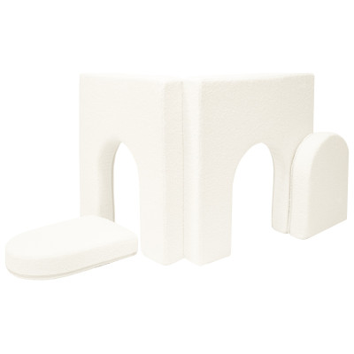 Sofá modular multifuncional para niños de bloques de espuma forma coche Sofá modular multifuncional para niños de bloques de espuma forma coche